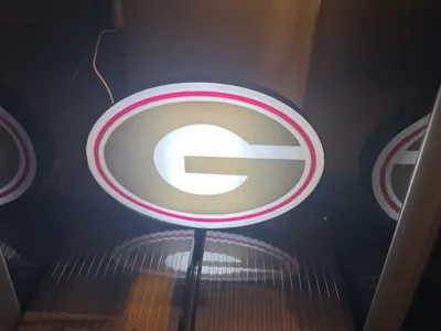 Georgia Bulldogs light box