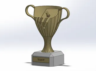 Beyblade X trophy - Display piece