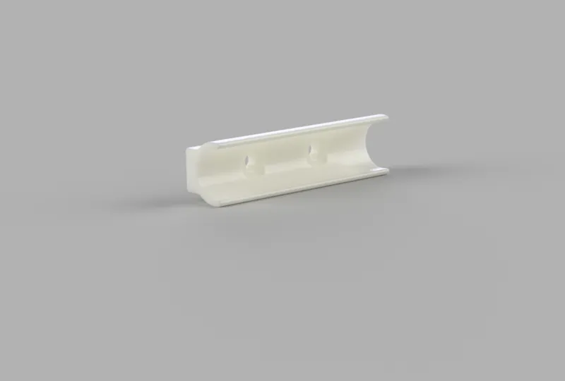 Apple keyboard wall mount print in place