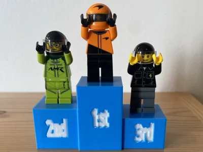 LEGOs Podium Mini Figure Stand!