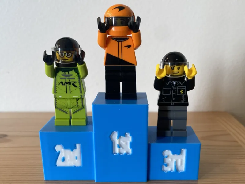 LEGOs Podium Mini Figure Stand!