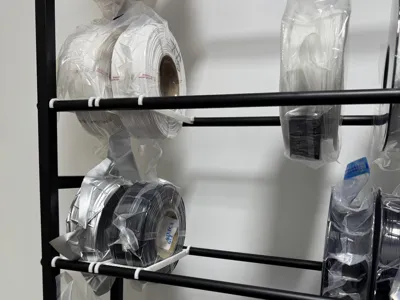 Spool-less filament auxiliary stand, filament holder, accessories