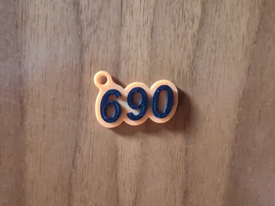 KTM 690 Keychain