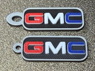 GMC Logo Keychain w/ enlarged hole