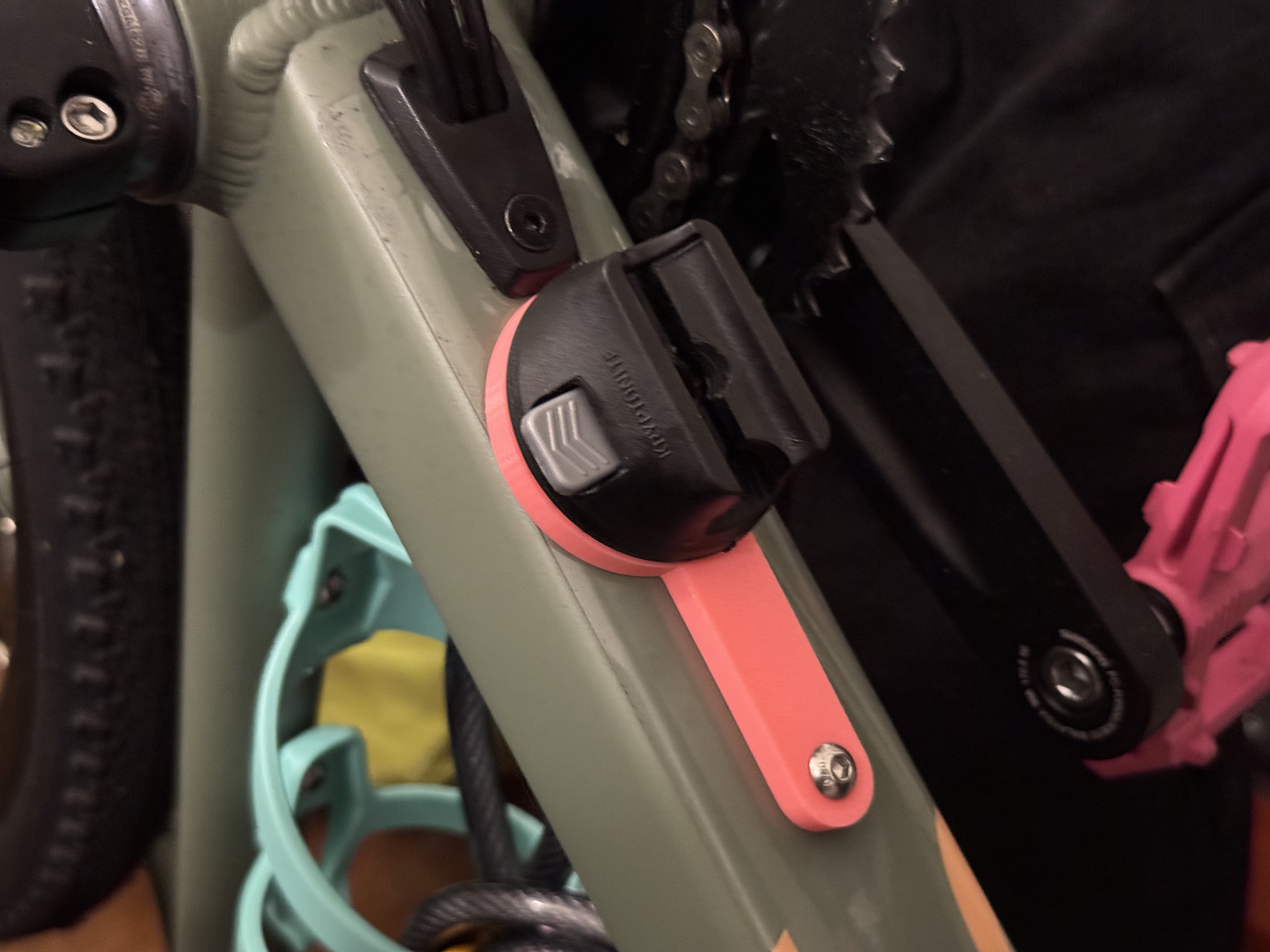Kryptonite U-Lock Mount Bottle Cage Adapter