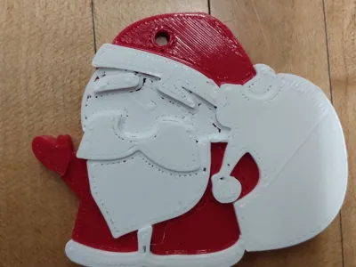 Santa Ornament