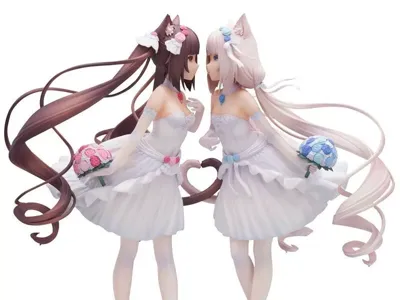 Chocola and Vanilla wedding figure!