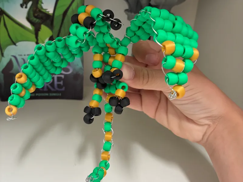 Wings of Fire LeafWing-Kandi Bead Dragon