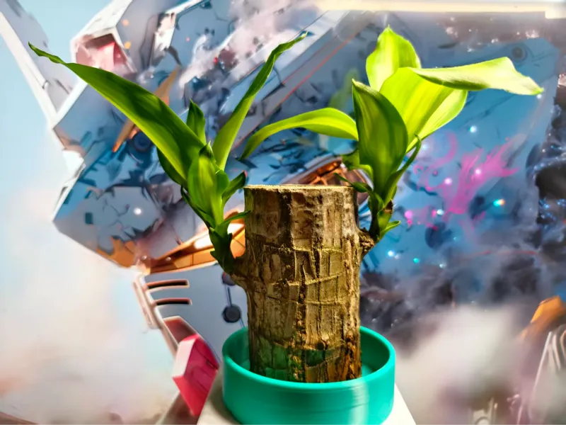 巴西木简约花盆底座