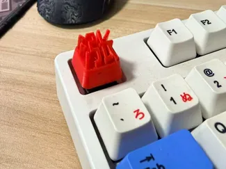 “涨”字键帽