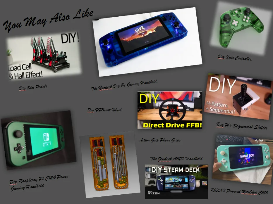 Zendeck Diy AMD PC Gaming Handheld - Free 3D Print Model - MakerWorld