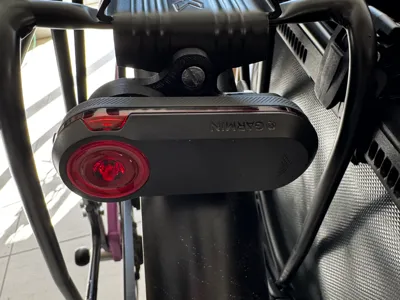 Garmin Varia Horizontal mount topeak rack