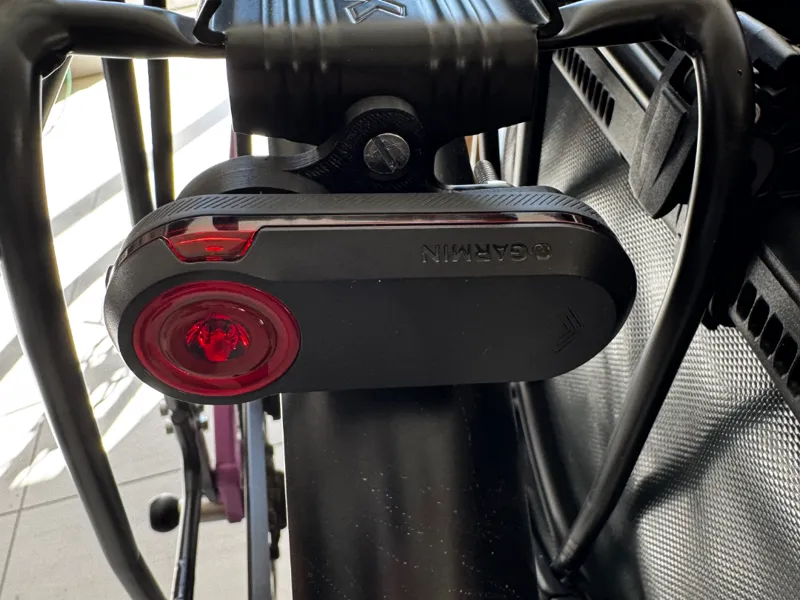Garmin Varia Horizontal mount topeak rack