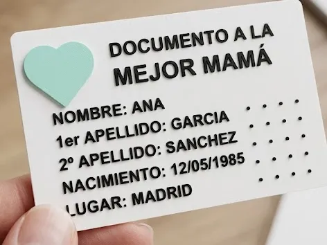 Custom ID Card "Best Mom" | Personalizable | AMS