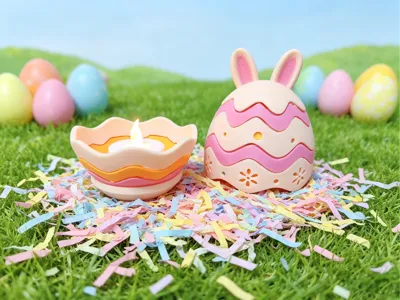 Easter decorative light (for Bambu Lab Candle Lamp Module)