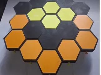 infinite hexagon table top base
