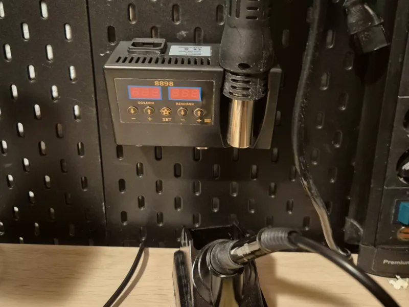Ikea Skadis Mount Solder Station