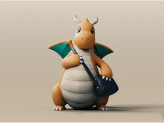 Figurine Dragonite Pokémon