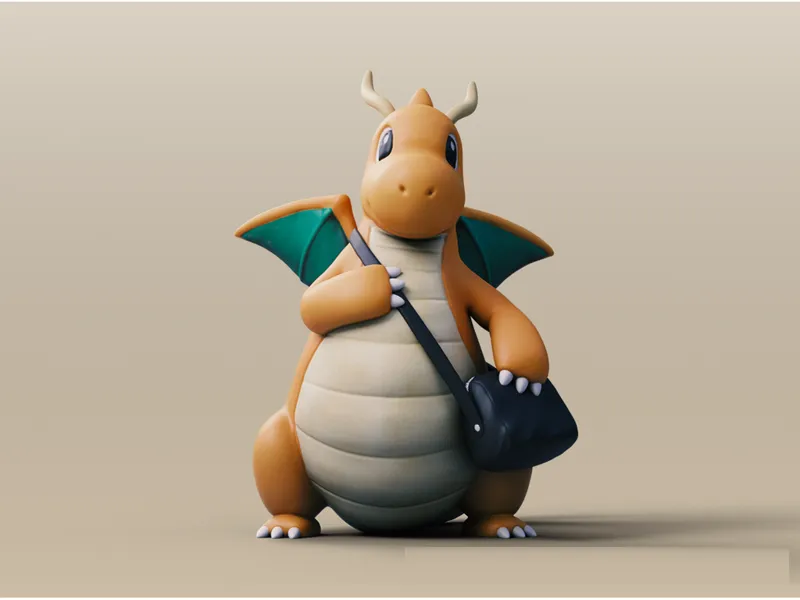 Figurine Dragonite Pokémon