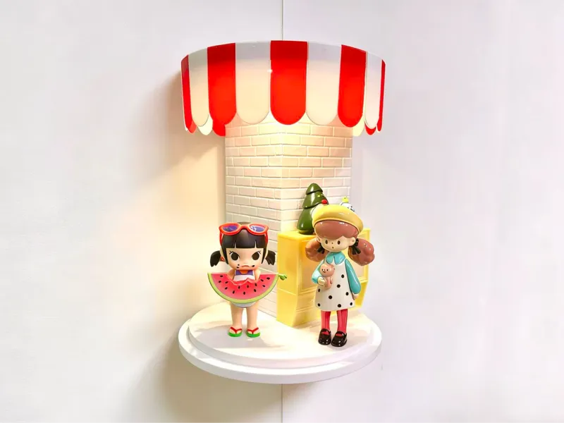 转角手办收纳展示架