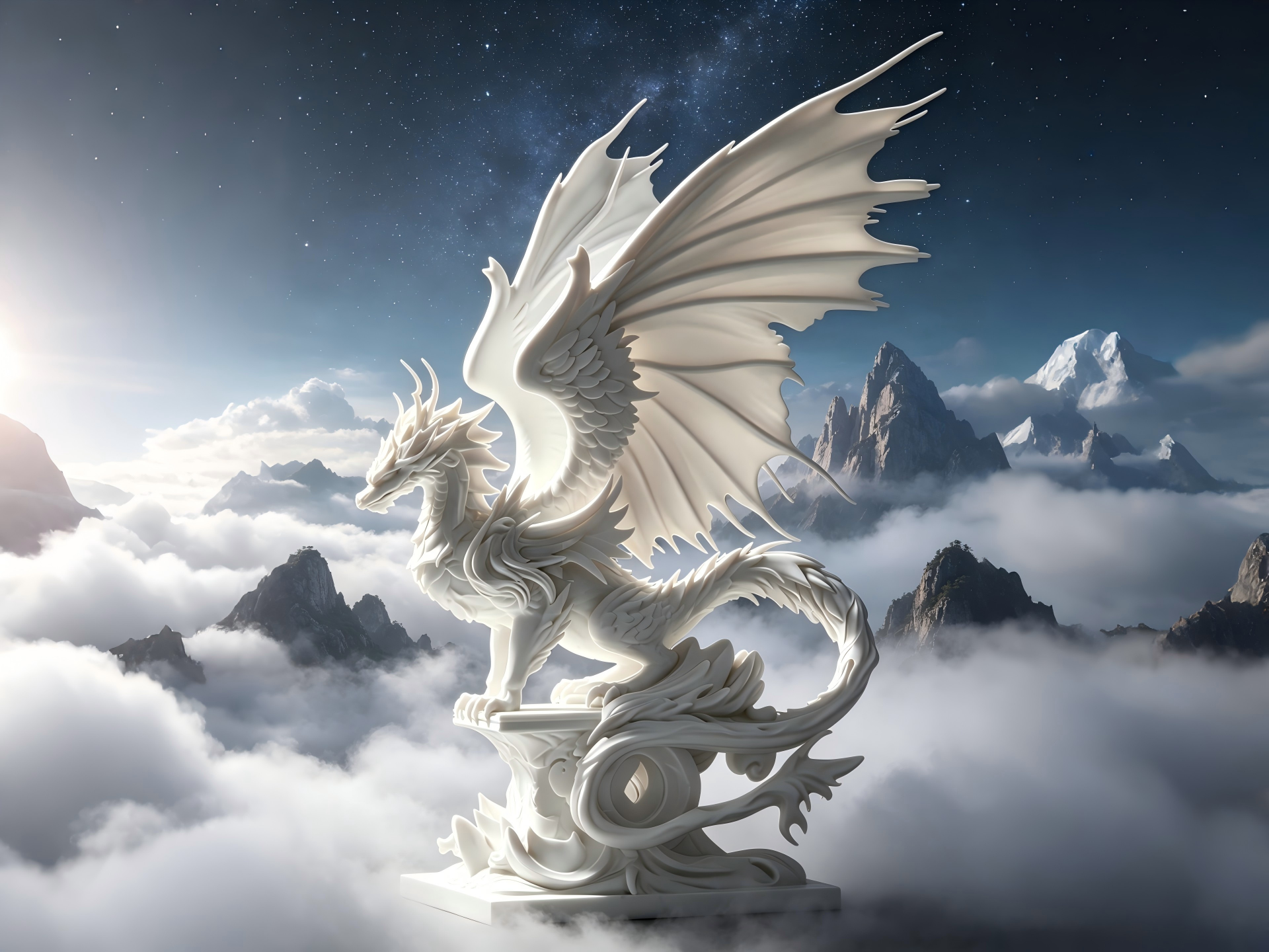 云烬：苍翼白龙像