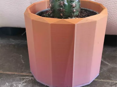 Diamond flower pot