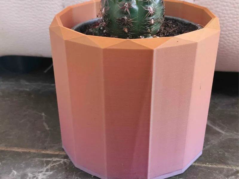 Diamond flower pot