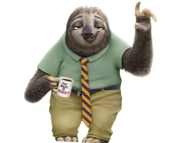 SLOTH ZOOTOPIA