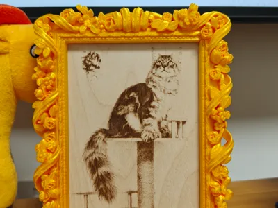 5-inch photo frame (adaptable to 3mm wood board)
