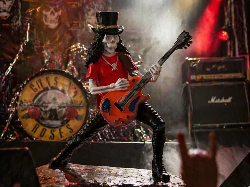Skeleton Rock Star
