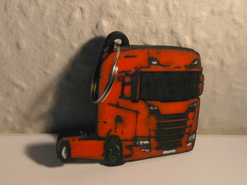 Truck keychain