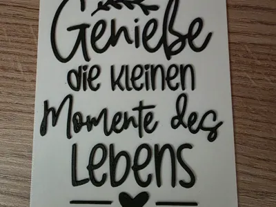 Quote Card "Enjoy the Moments"