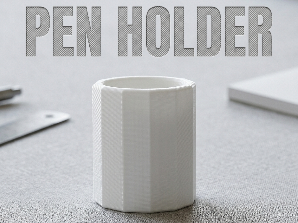 Hexagon Pen Holder | Honeycomb Desk Organizer