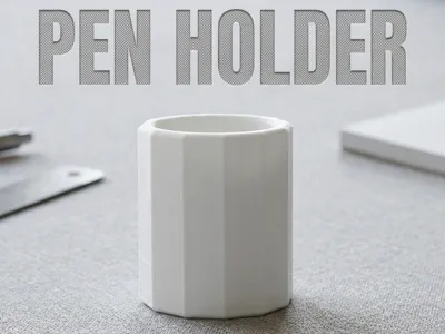 Hexagon Pen Holder | Honeycomb Desk Organizer