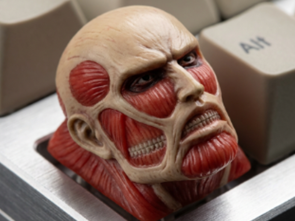 Attack on Titan Collosal Titan Head Keycap
