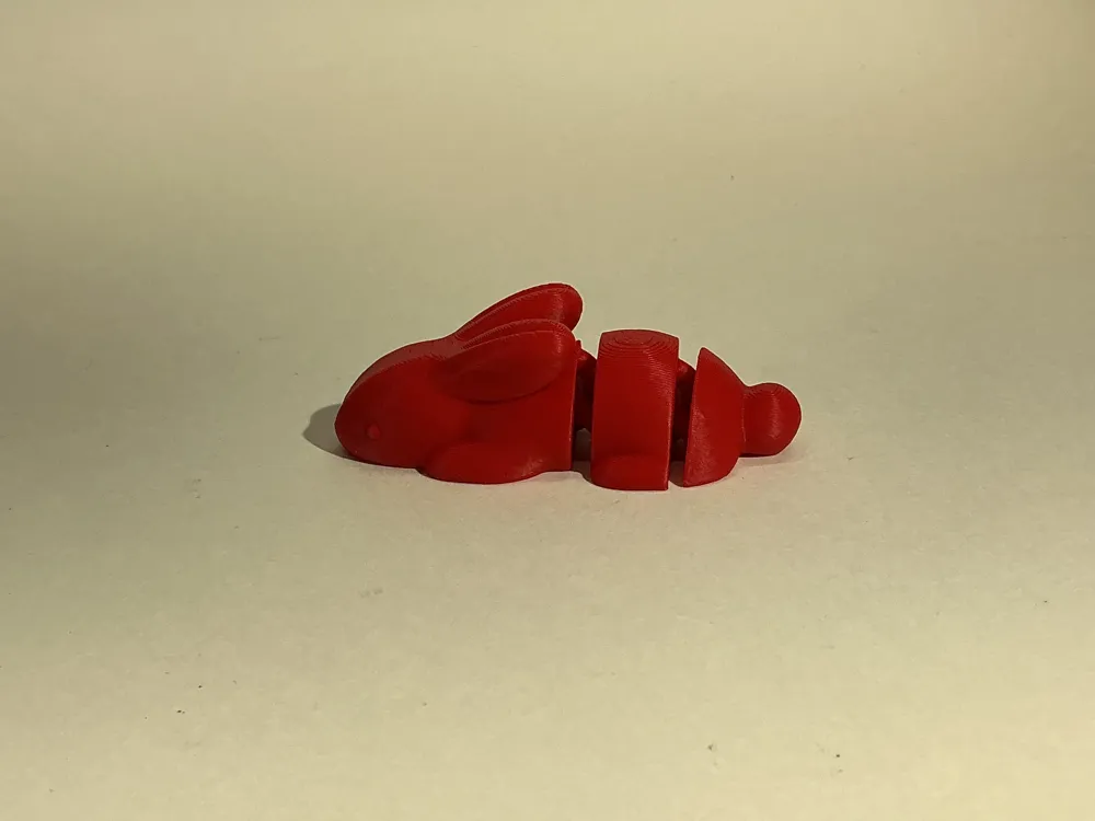 Simple Articulated Rabbit – Flexible Bunny Toy - Free 3D Print Model ...