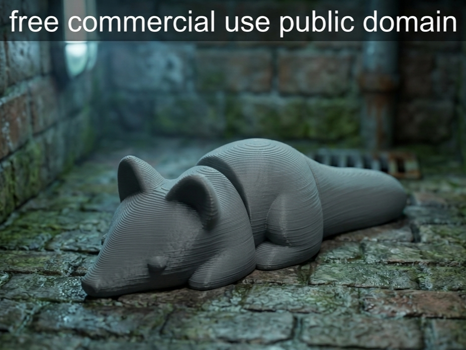 Simple Articulated Rat – Flexible Rodent Toy