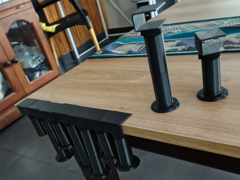 Patas apilables estantes para melamina de 18mm