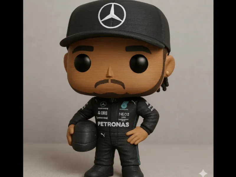 Funko Pop Lewis Hamilton Mercedes