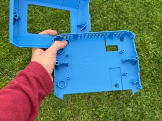 A Victron Lynx case for Cerbo GX base plate