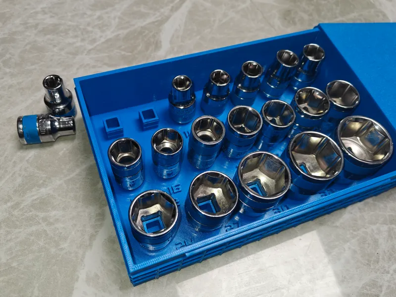 1/2" Drive Metric Socket Organizer (8mm-32mm) 