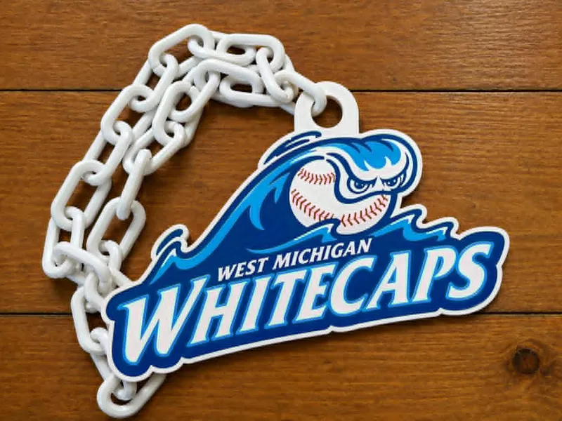 West Michigan Whitecaps Jumbo Hype Chain 