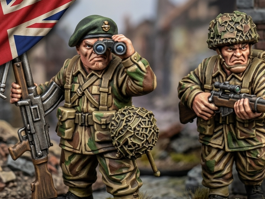 WW2 Britian paratroopers & airbrones 1944