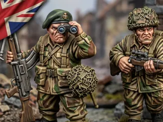 WW2 Britian paratroopers & airbrones 1944