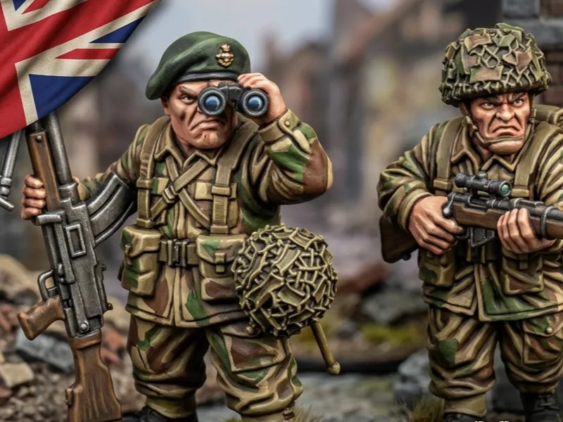 WW2 Britian paratroopers & airbrones 1944