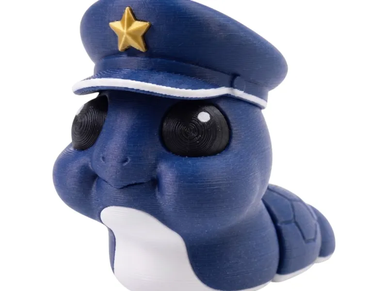 FlexiSlugs Captain Turtle - Flexi Articulated Slug