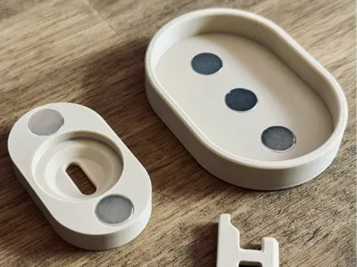 Skadis Magnet Tray w/ T-Clip Mount