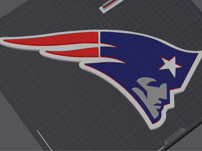 New Endland Patriots Logo - Wall art