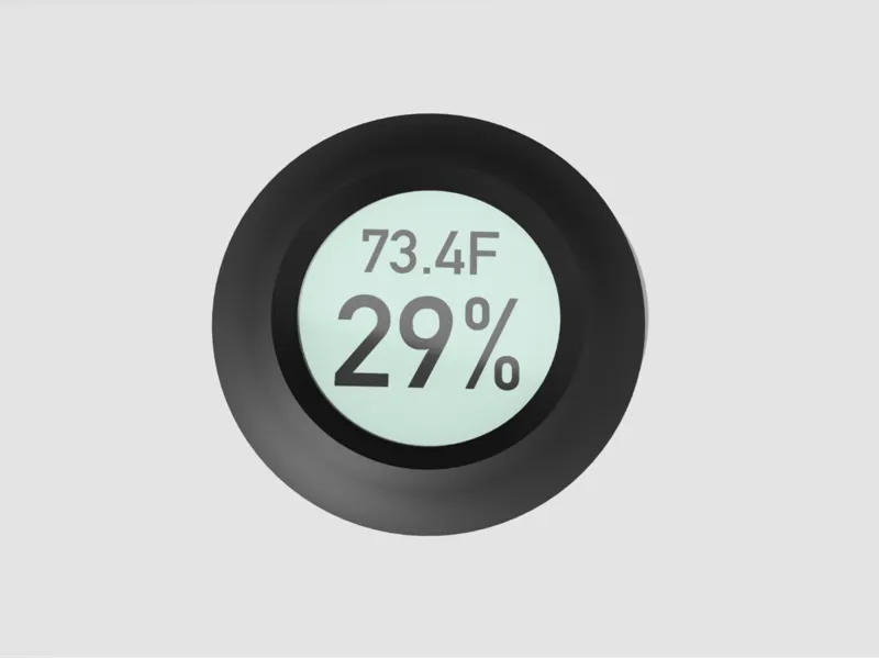 Mini Hygrometer Thermometer CAD Model