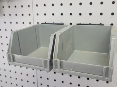 Harbo Freight Bin adapter  Pegboard French Cleat